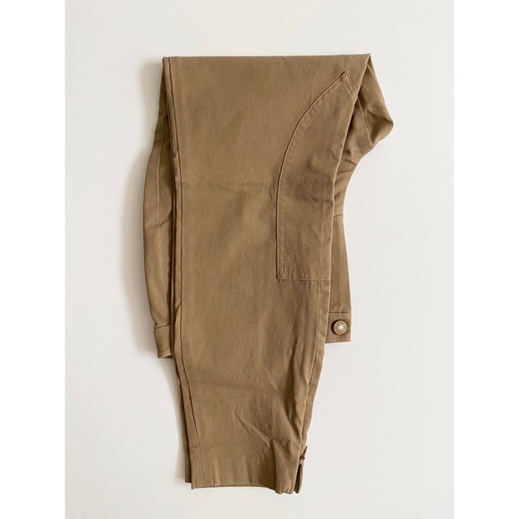 Lauren Ralph Lauren Slim Taupe Stretch Slim Pants - Picture 6 of 10